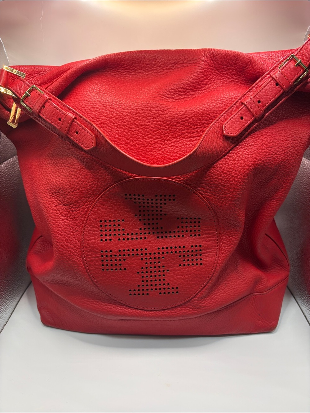 Tory Burch Vibrant Red Shoulder Bag
